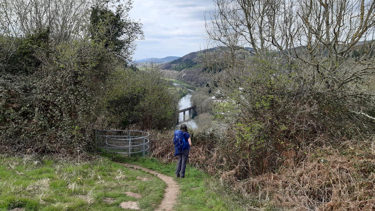 Into the Wye valley and Monmouth.