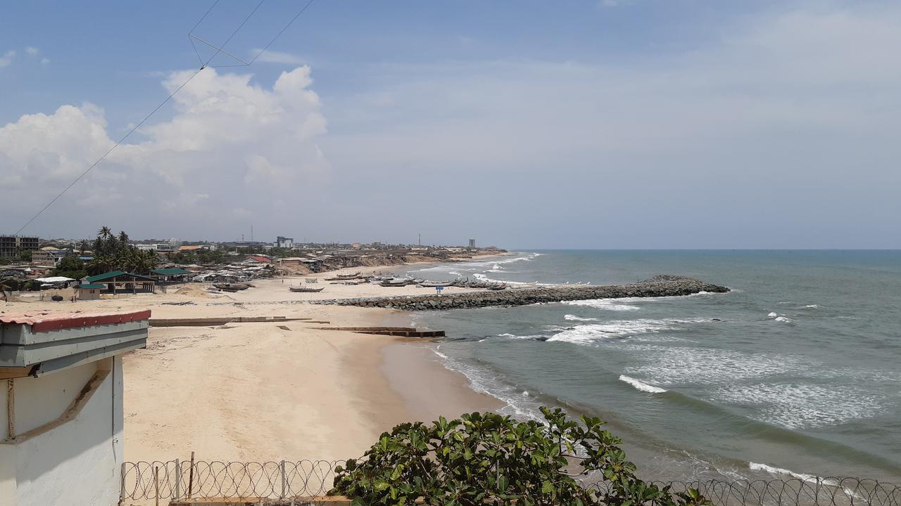 The amazing view of a beach from the old presidential residence.