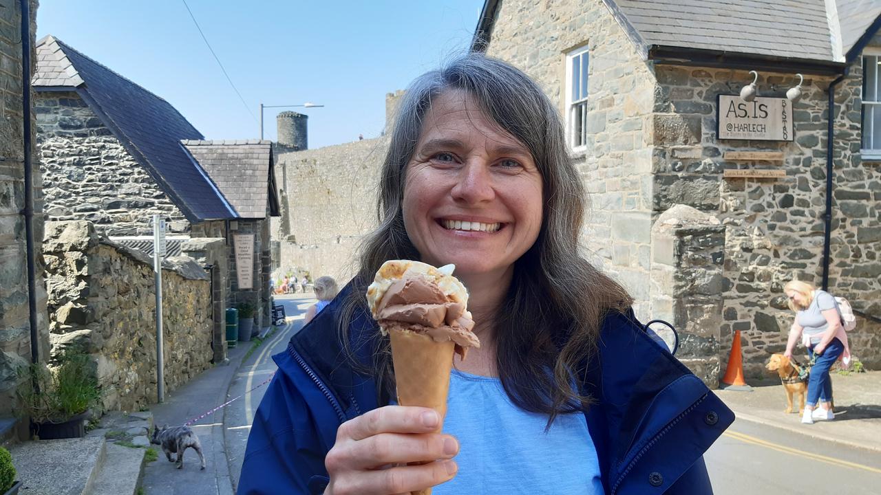 Mary, with her amazing ice cream.