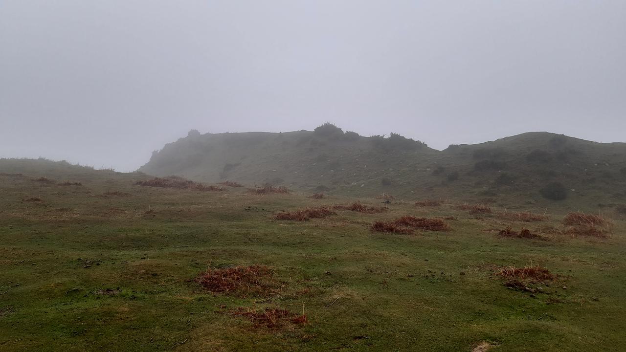 The ramparts of a 2500 year old hill fort.